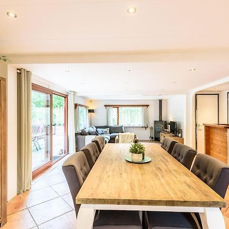 Spacious Wooden Cottage With Infra-Red Sauna At Veluwe Putten Bagian luar foto