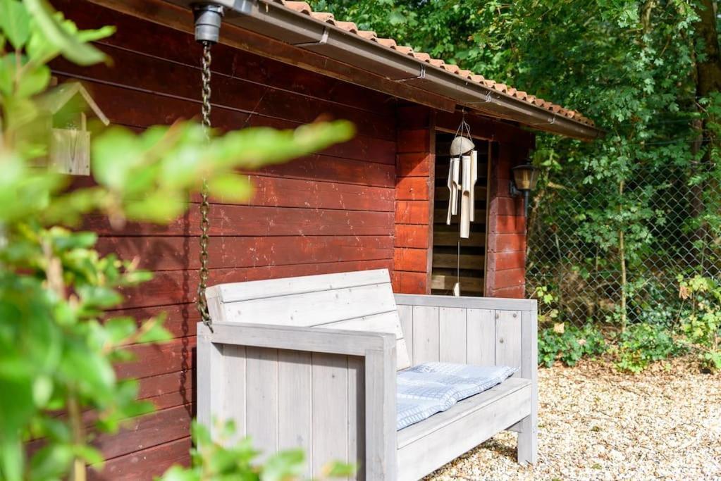Spacious Wooden Cottage With Infra-Red Sauna At Veluwe Putten Bagian luar foto